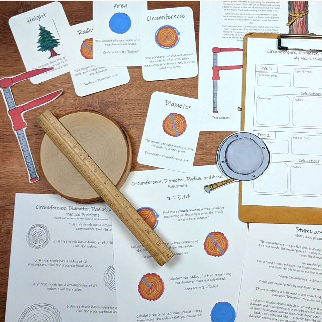 Forest Collection: Three complete tree and forest-themed unit studies! Covering forest ecology, math, plant biology, and more!