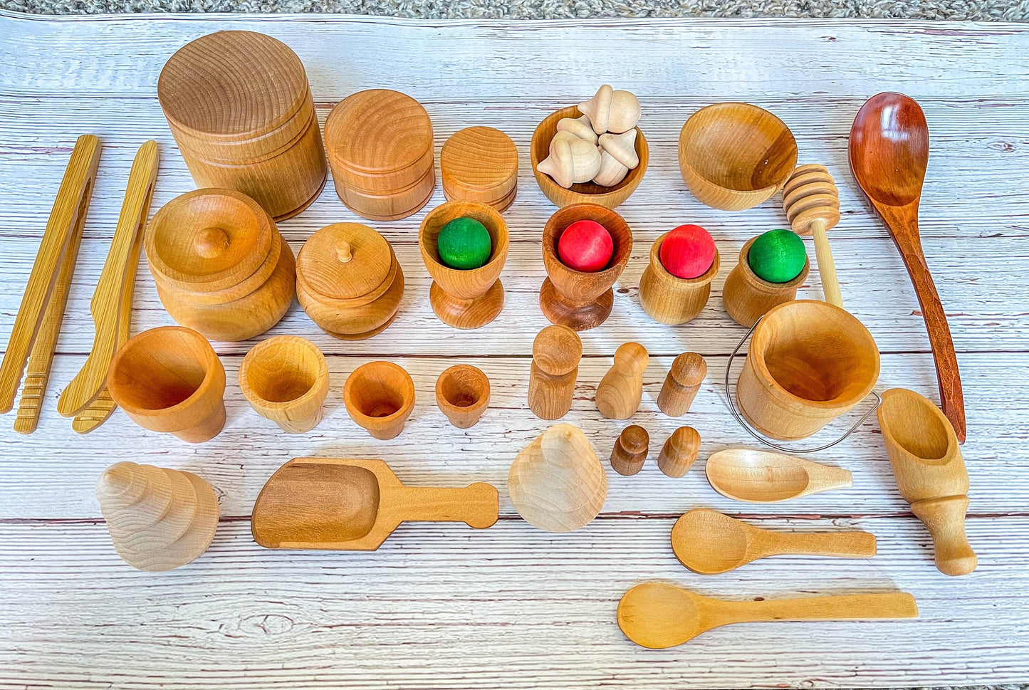 All Sensory Bin Tools, Small Wooden Tools, Sensory tools, Montessori