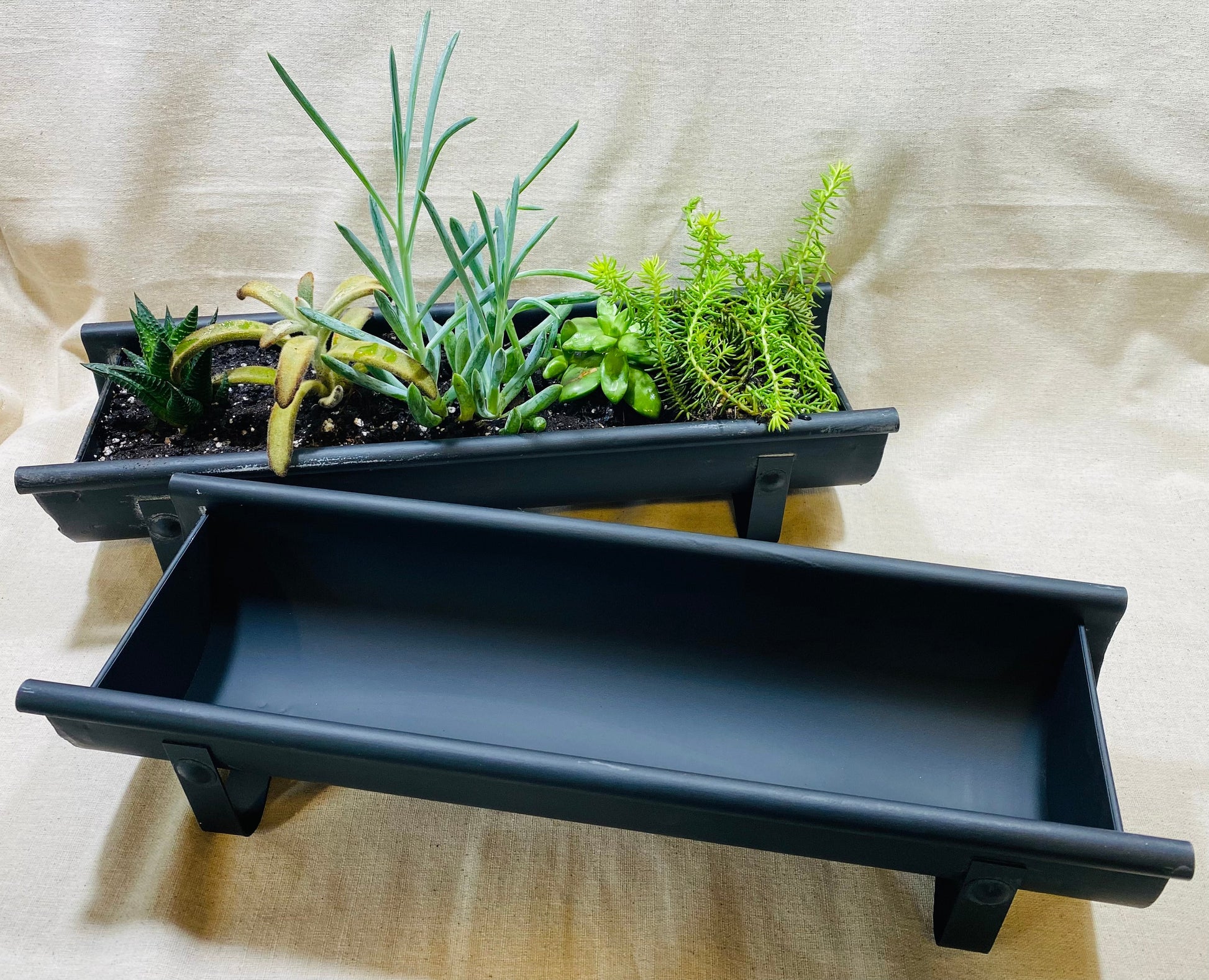 Metal Chicken Feed Planter Chicken Feed Trough Chicken Feed Succulent Planter Planter for Succulents Farmhouse Planter Seed Germinator