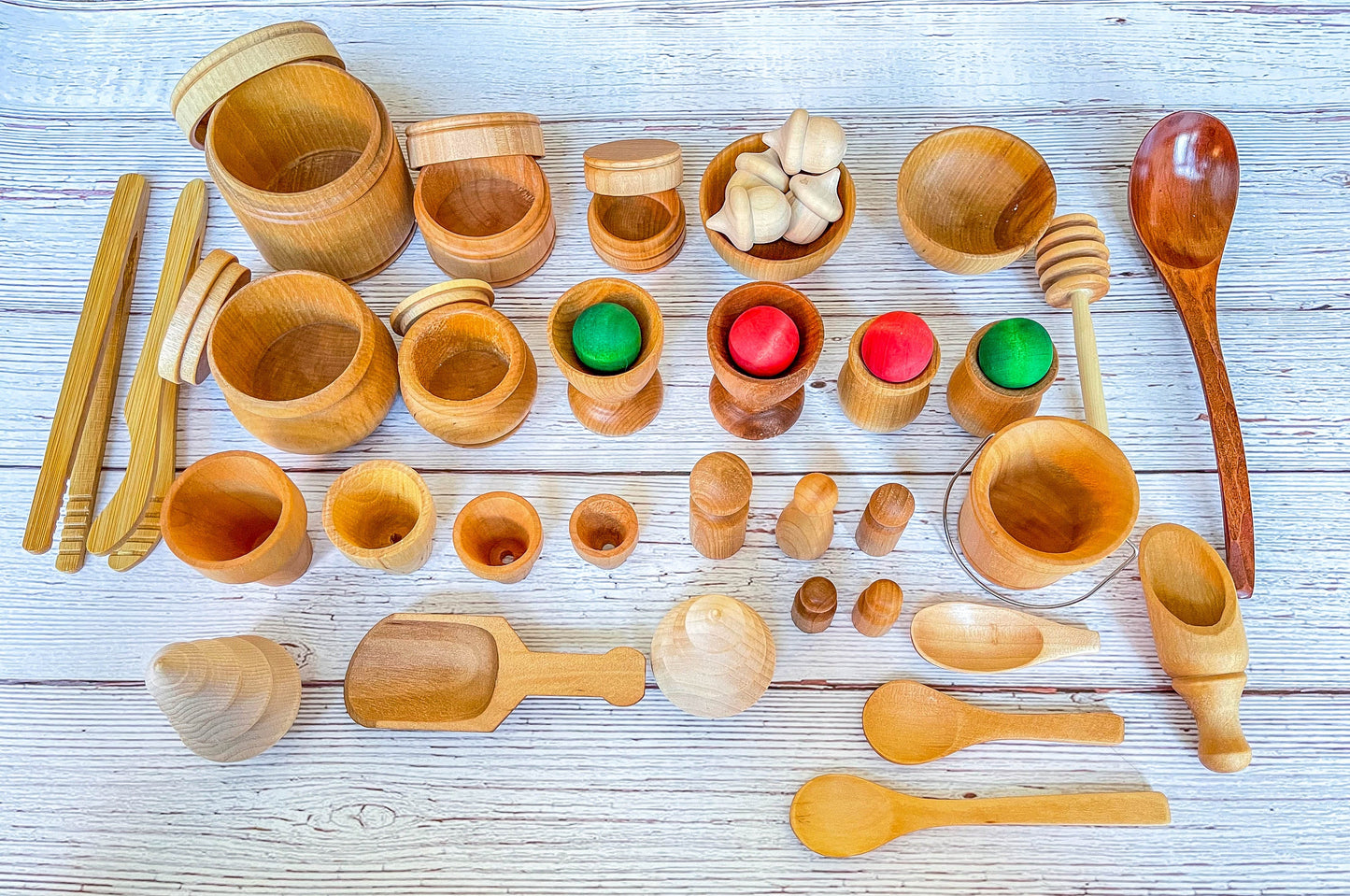 All Sensory Bin Tools, Small Wooden Tools, Sensory tools, Montessori