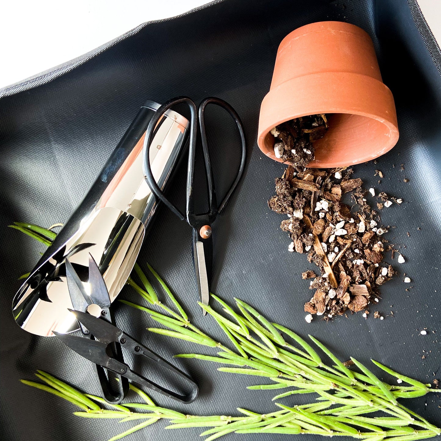 Soil Scoops for Easy Planting & Gardening | Houseplant tools and accessories | Easy clean up for repotting plants, seeds, potting soil