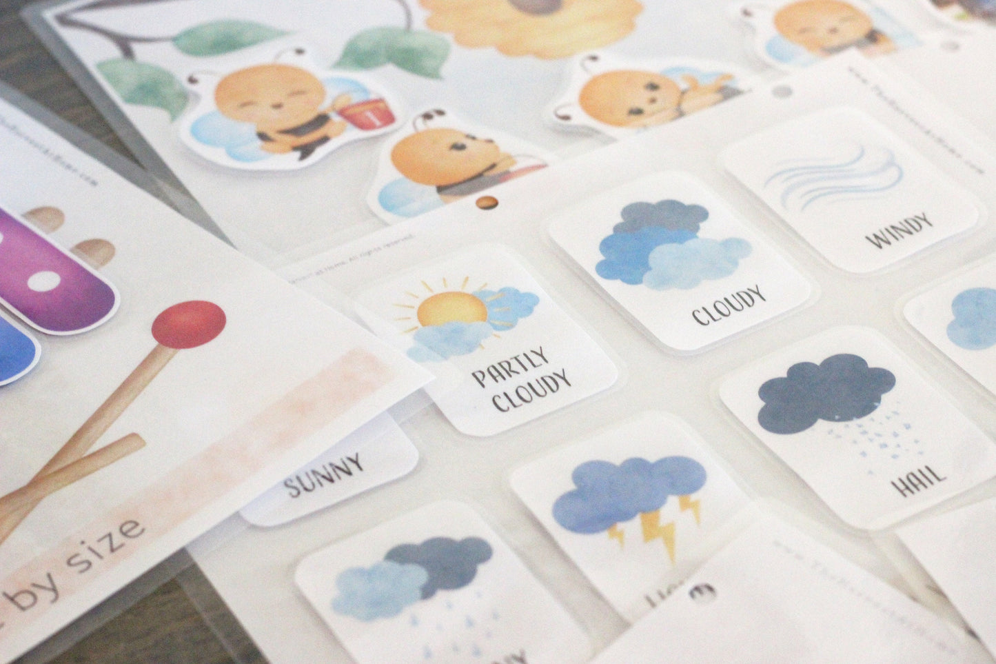 Busy Book Printable Toddler Activities Montessori Homeschool Resources Preschool Pre-K Kids Learning Materials