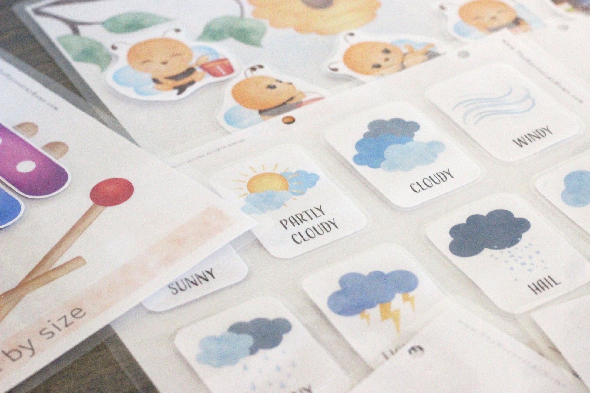 Busy Book Printable Toddler Activities Montessori Homeschool Resources Preschool Pre-K Kids Learning Materials