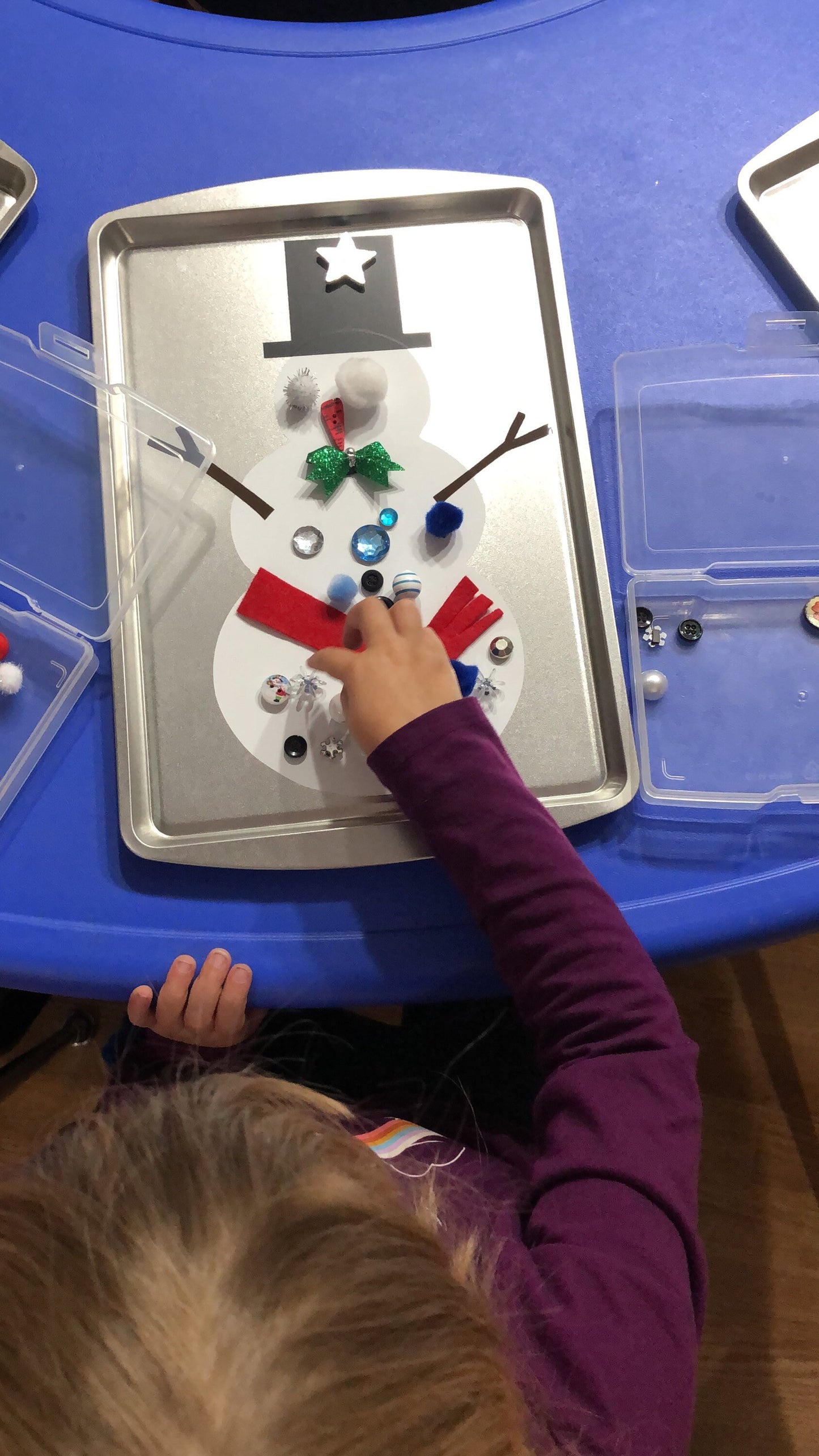 Magnetic Snowman Sensory Kit-