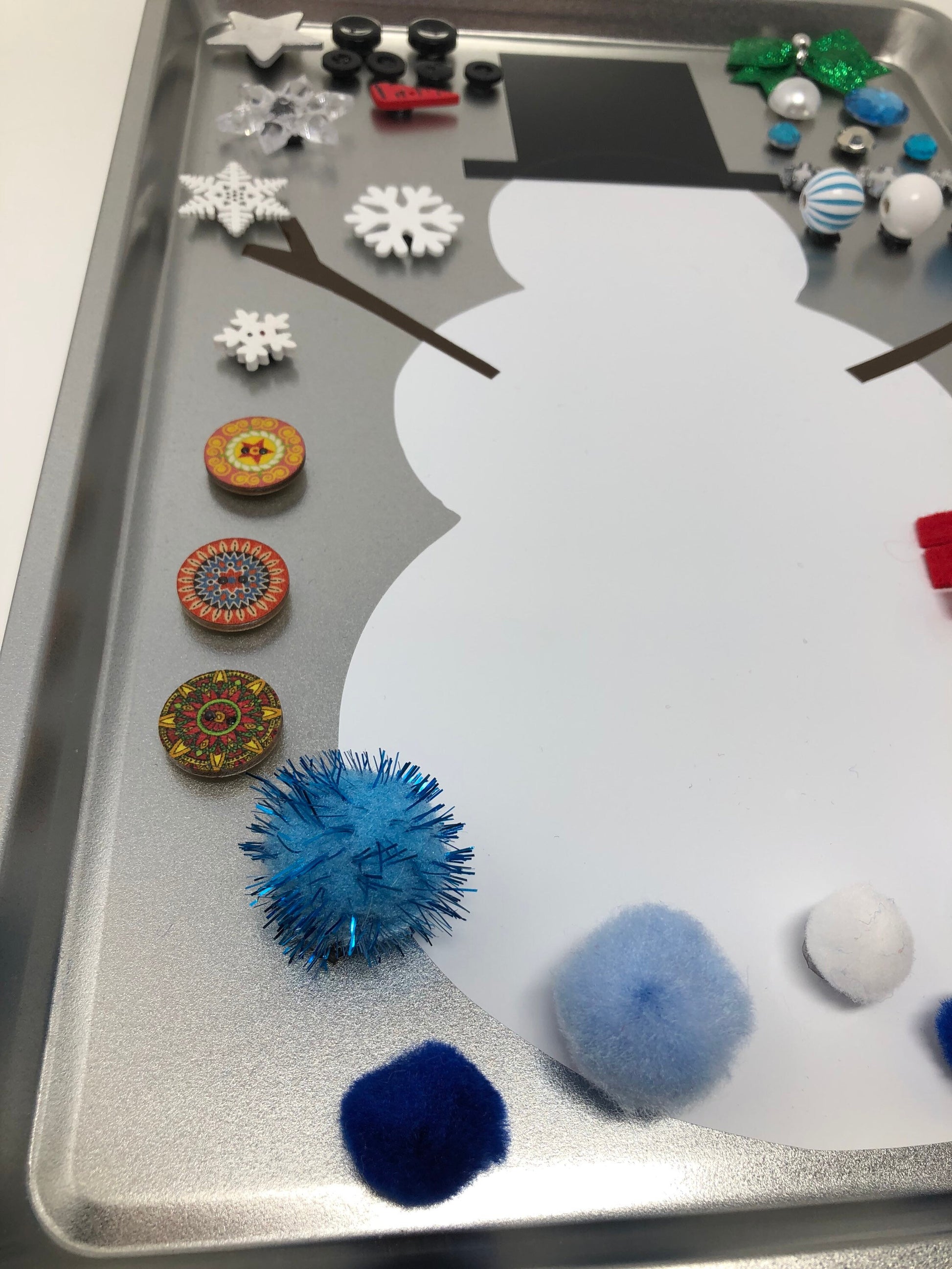 Magnetic Snowman Sensory Kit-