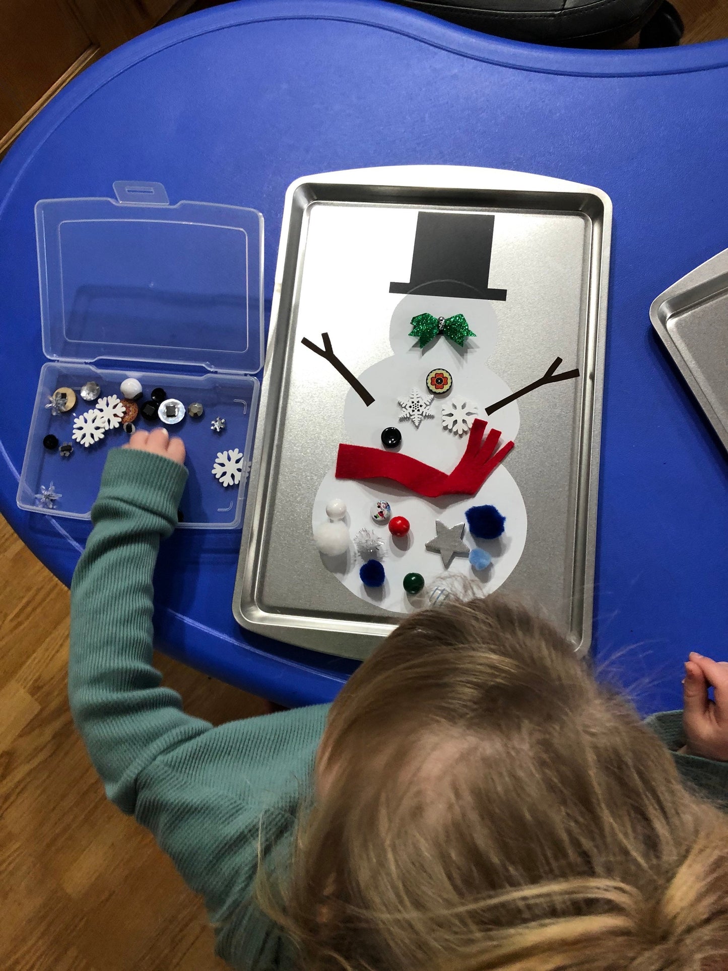 Magnetic Snowman Sensory Kit-