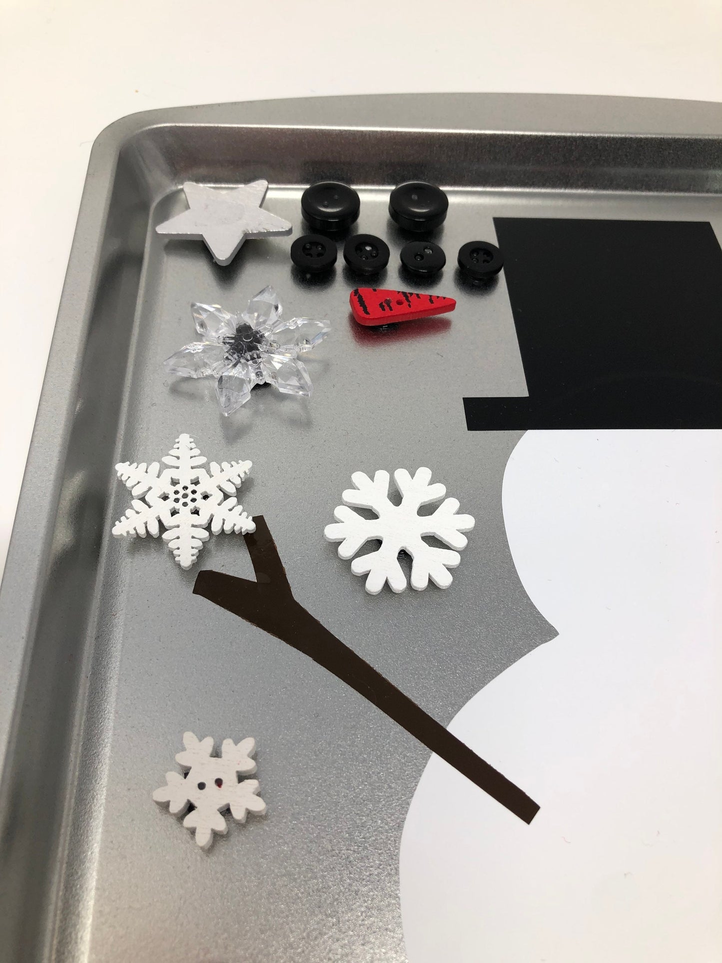 Magnetic Snowman Sensory Kit-
