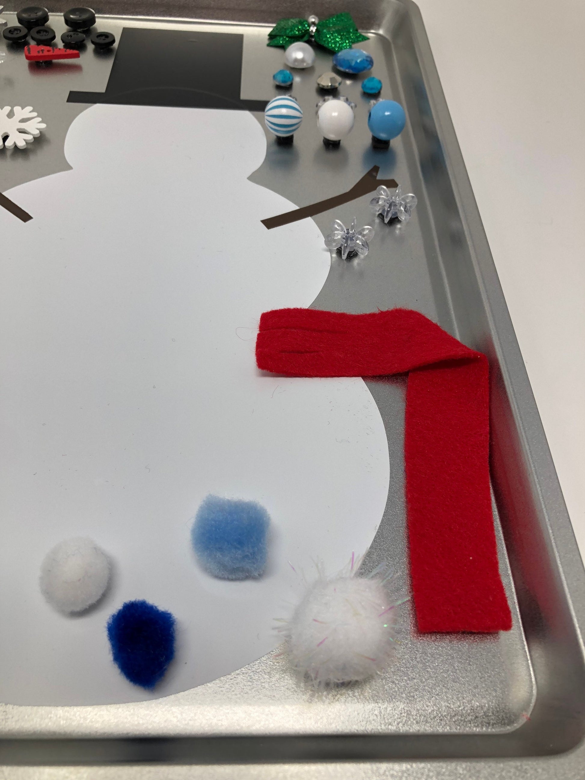 Magnetic Snowman Sensory Kit-