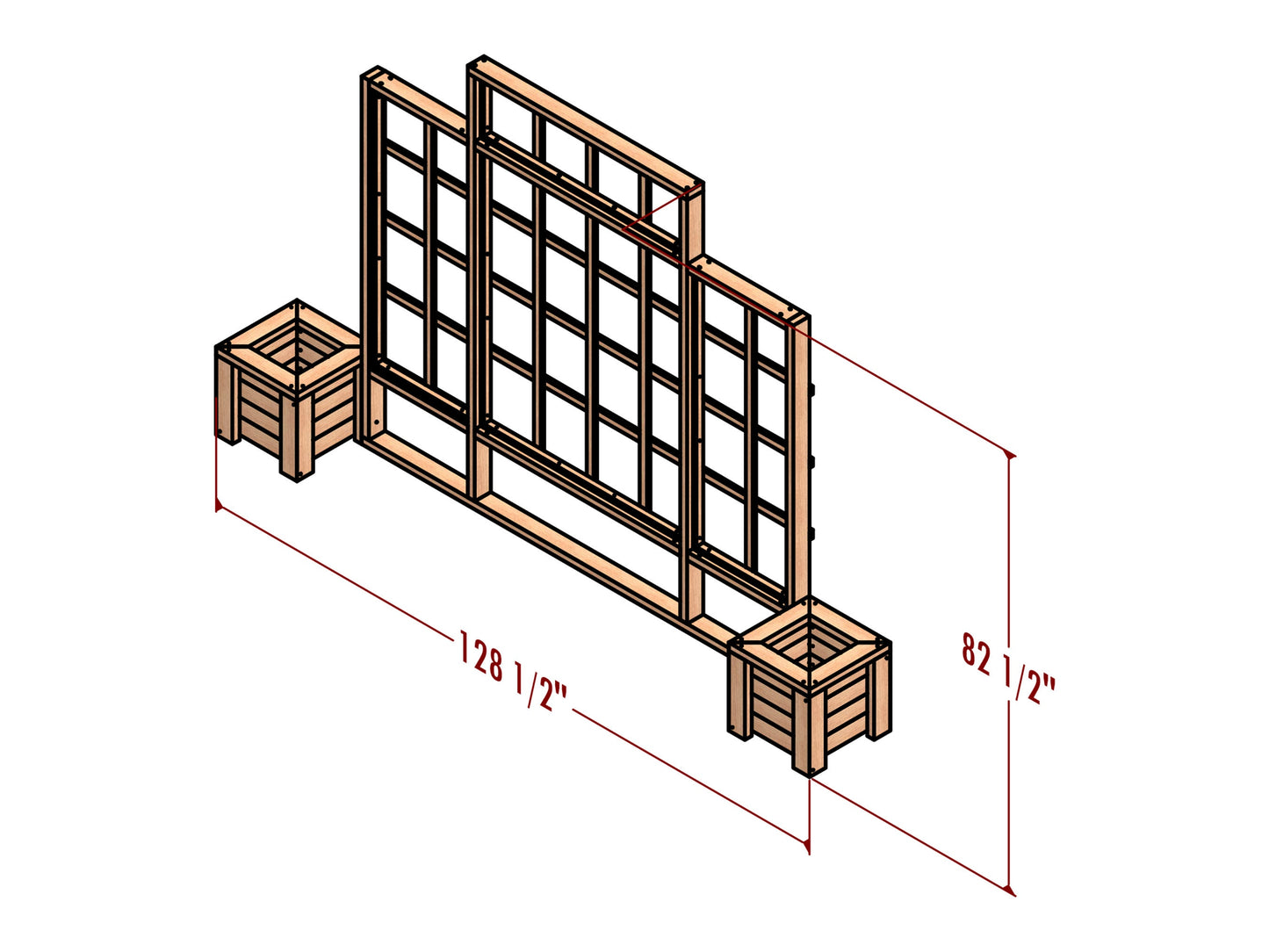 Cedar Raised Garden Bed with Trellis Step by Step Building Plans | Garden Bed | Planter Box