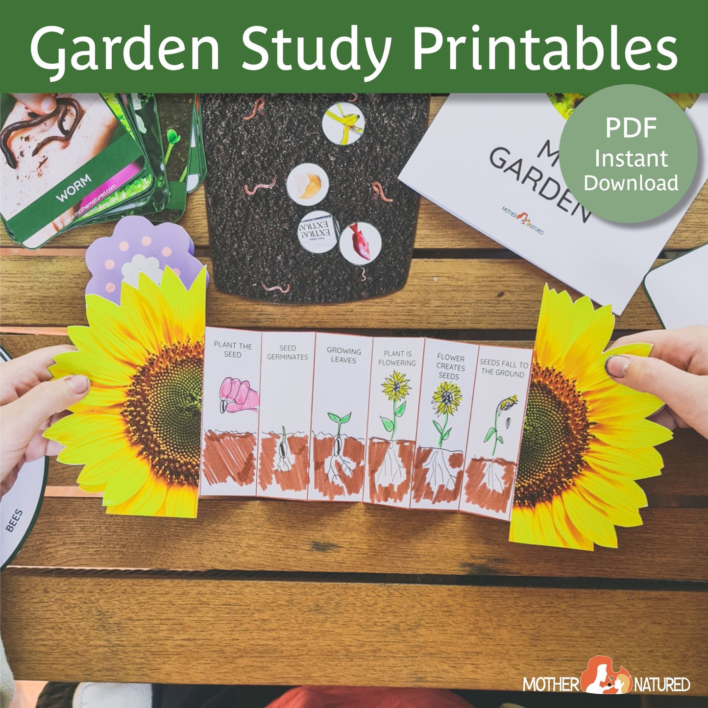 Garden Activity Printables for Kids | Garden Resources | Gardening with Kids | Gardening Resources for Schools | Vegetable Garden Printables