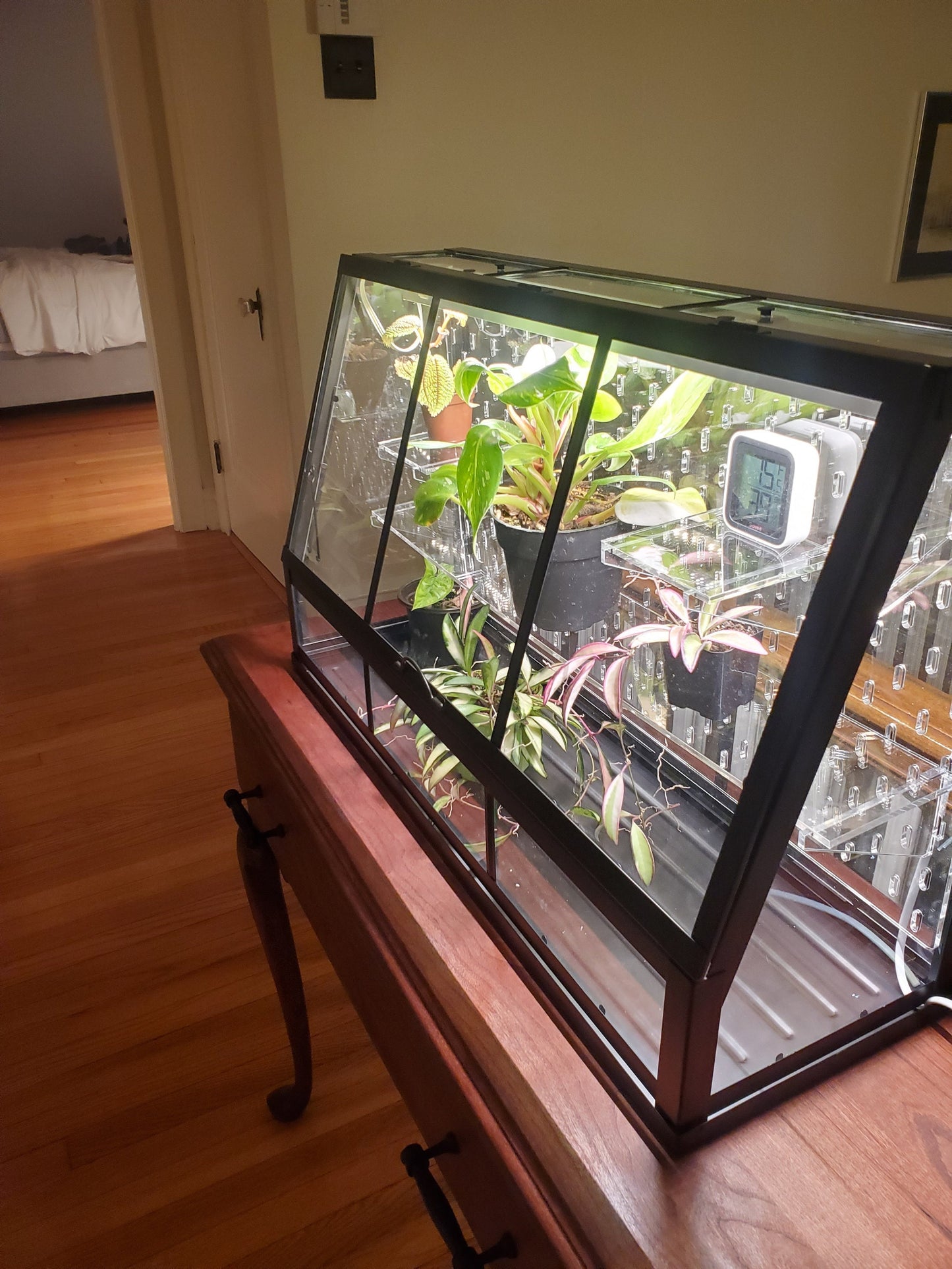Akerbar Large Pegboard and Shelf Acrylic Kit - Ikea Greenhouse - SKADIS - 25" model