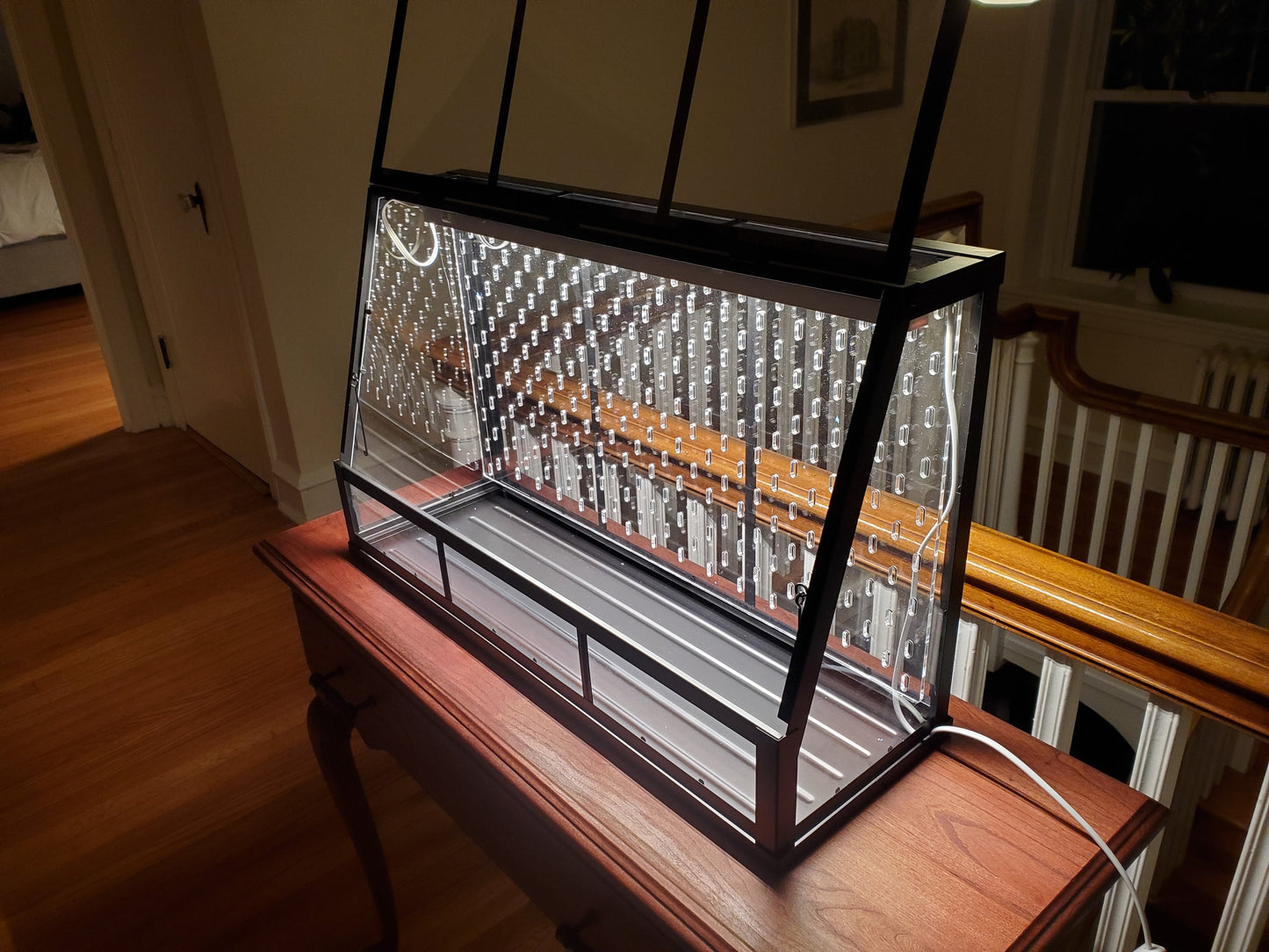 Akerbar Large Pegboard and Shelf Acrylic Kit - Ikea Greenhouse - SKADIS - 25" model