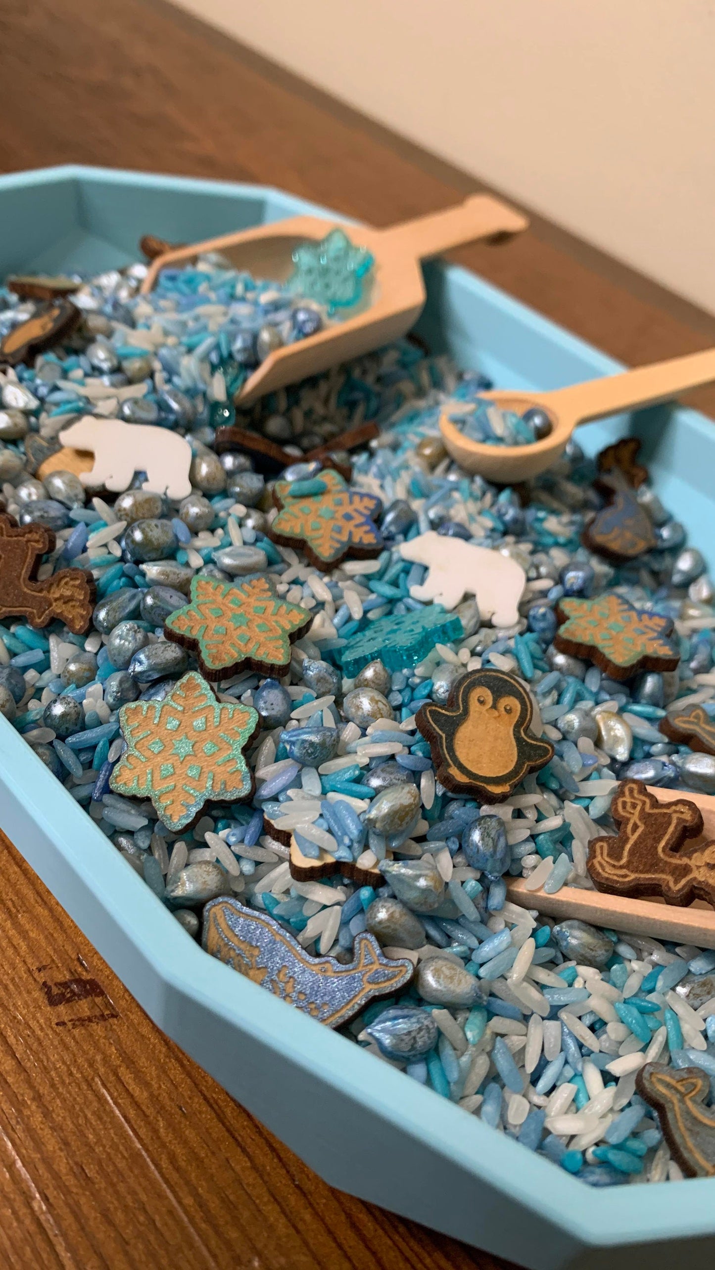 Sensory fill for sensory play, themed sensory filler, holiday sensory experience, loose parts filler, pretend play sensory fill, bag