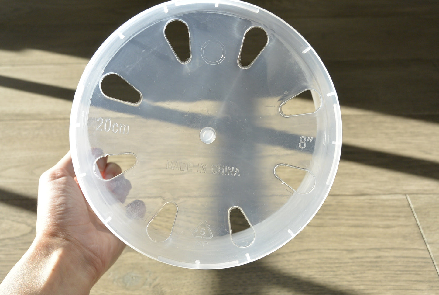 6", 7", 8", 9", 10", 12" Clear Nursery Pots Plastic Round Transparent Planter with Drainage for Indoor Plants Alocasia Hoya Monstera Philo