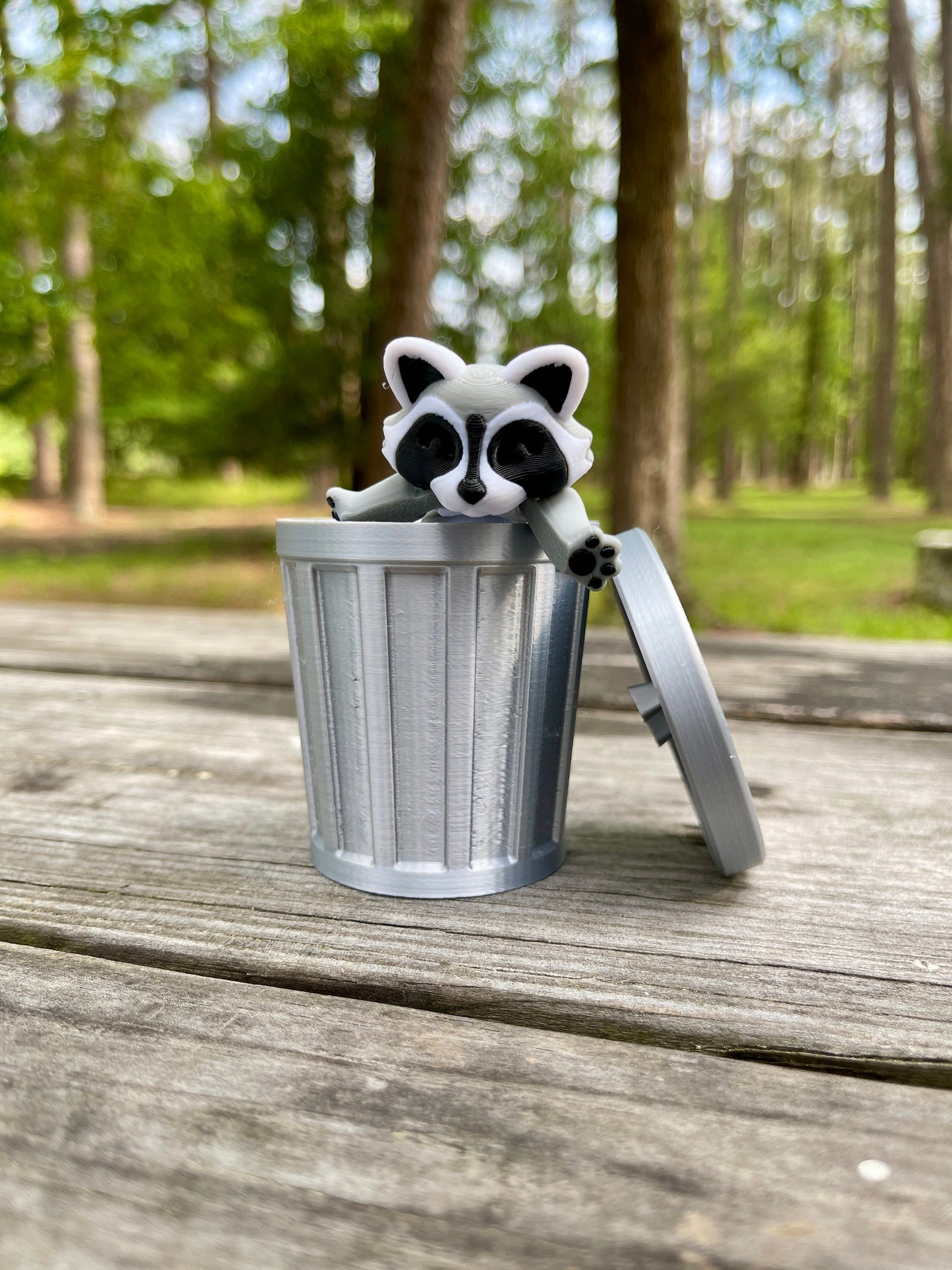 Articulated Racoon, Trash Panda, Dumpster Diver| 3D Printed Flexi | Fidget Toy | ADHD Toy | McGybeer Authorized | Sensory | Lrg, Med, Small