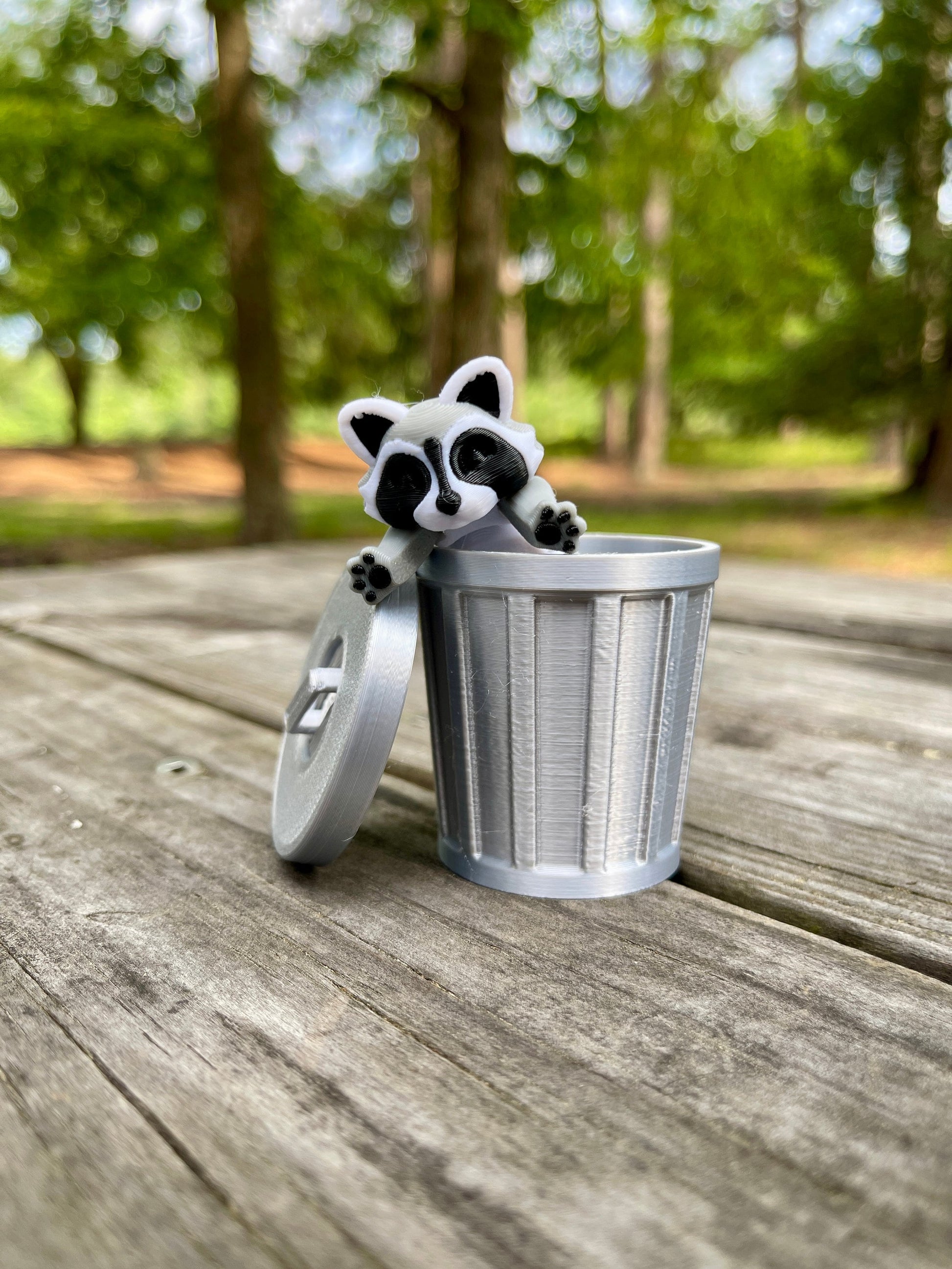 Articulated Racoon, Trash Panda, Dumpster Diver| 3D Printed Flexi | Fidget Toy | ADHD Toy | McGybeer Authorized | Sensory | Lrg, Med, Small