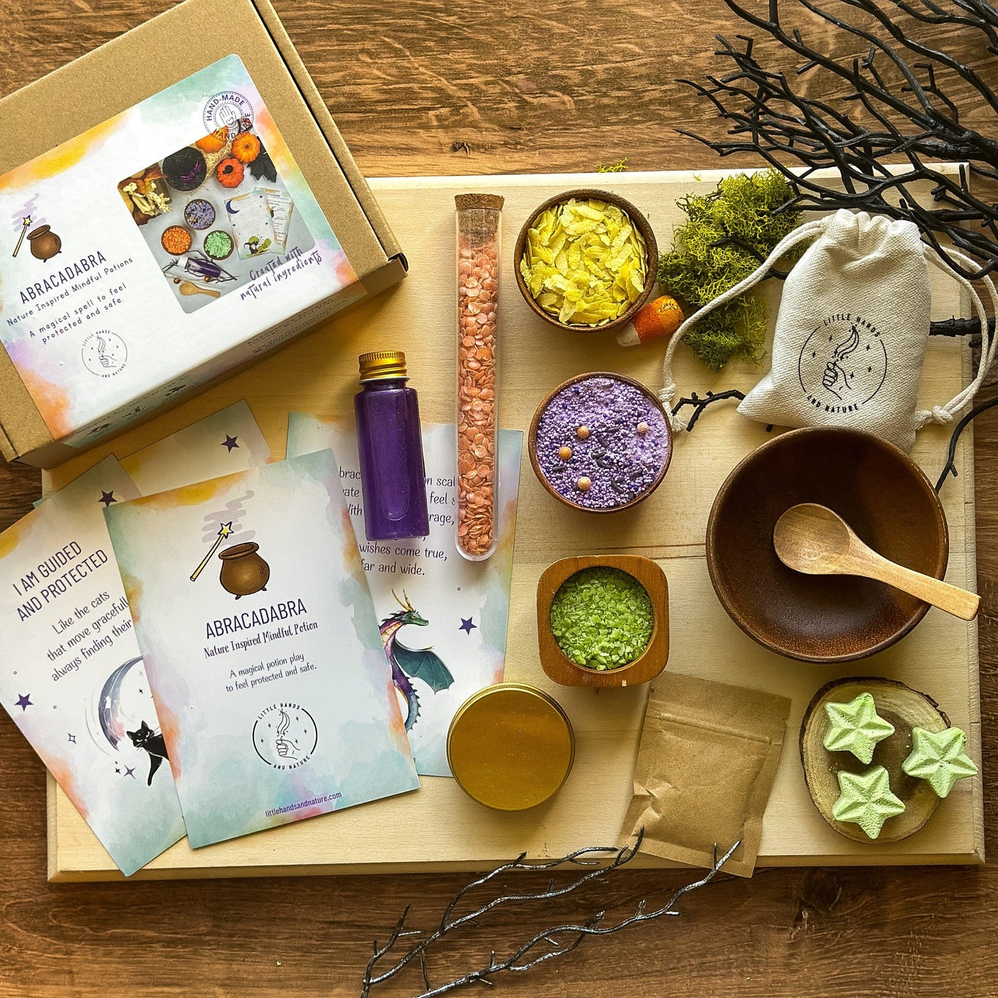 Abracadabra - A Halloween Potion  and Spell - I am Safe and Protected - Sensory Kit for Kids - best gift for kids - Biodegradable non toxic