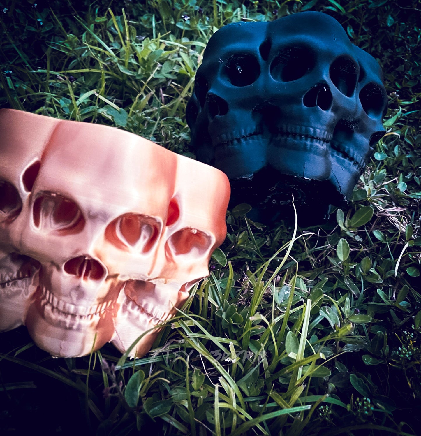 Multifaced Skull Planter, Poly Face Vase, Goth Flower Pot, Skeleton Bowl, Succulent, Cacti, Air Plant, Halloween Decor, Home, Garden, Office