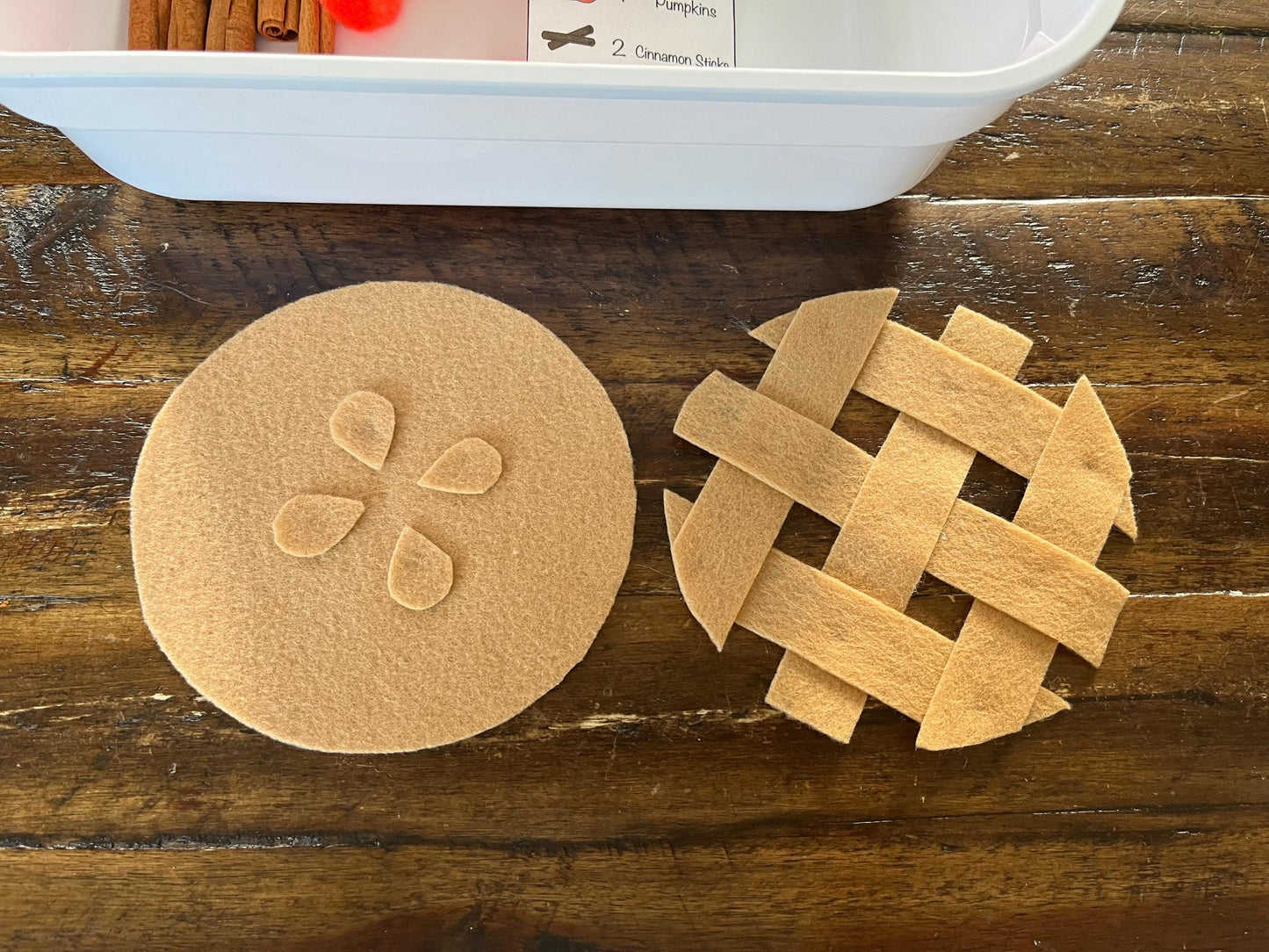 Make a Apple Pie | Sensory Bin | Preschool Fall Unit Study Game | Homeschool Learning