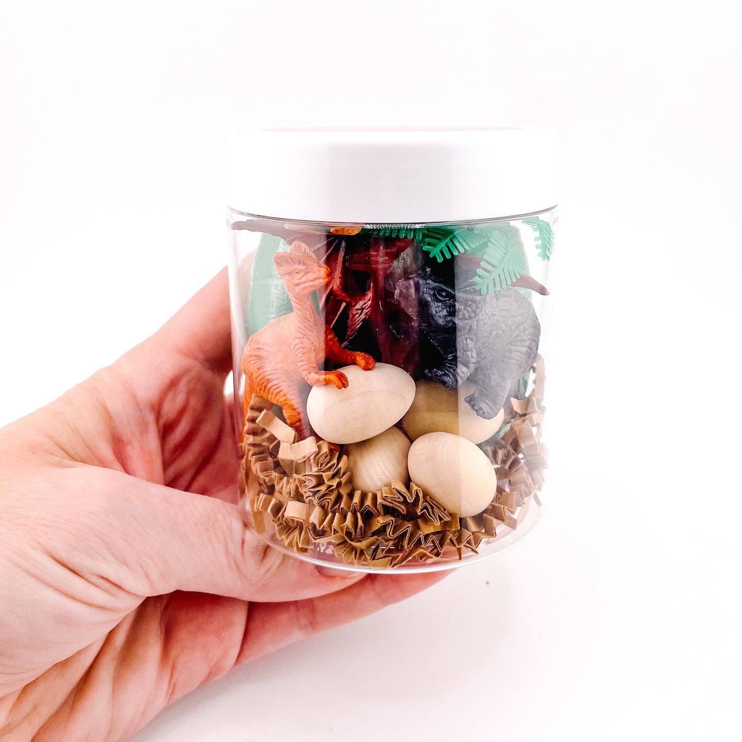 DINOSAUR Tiny Play Dough Kit; Sensory Kit; Kid's Gift