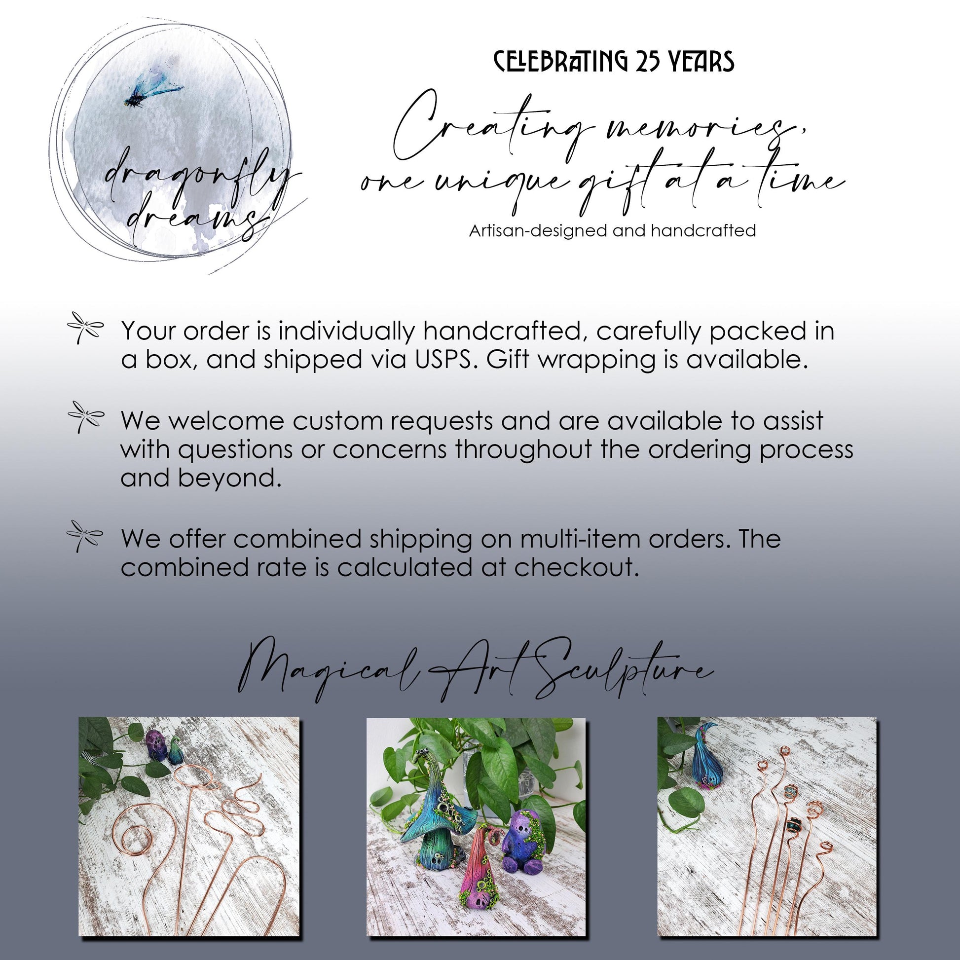 Plant suncatcher stakes, home decor ornament for pots and planters, decorative houseplant sticks, unique gratitude gifts