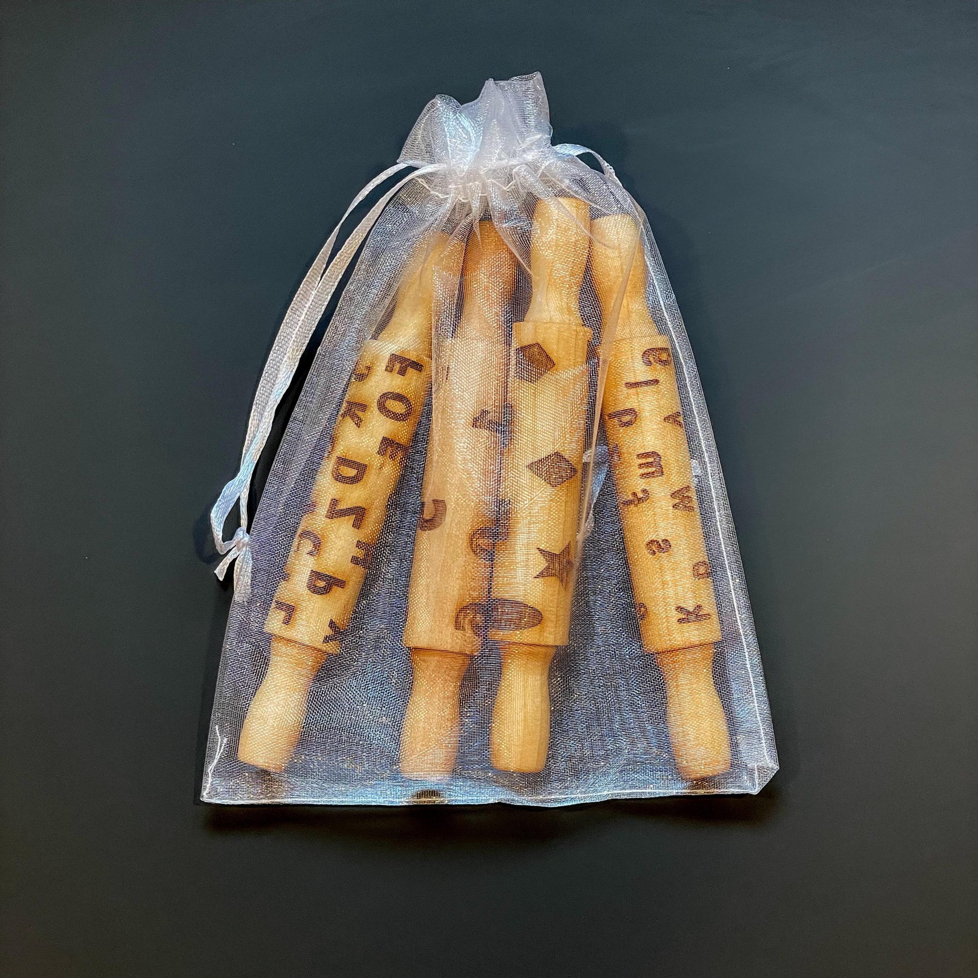 Educational Texture Rollers: Alphabet, Numbers, Shapes - Sensory Learning