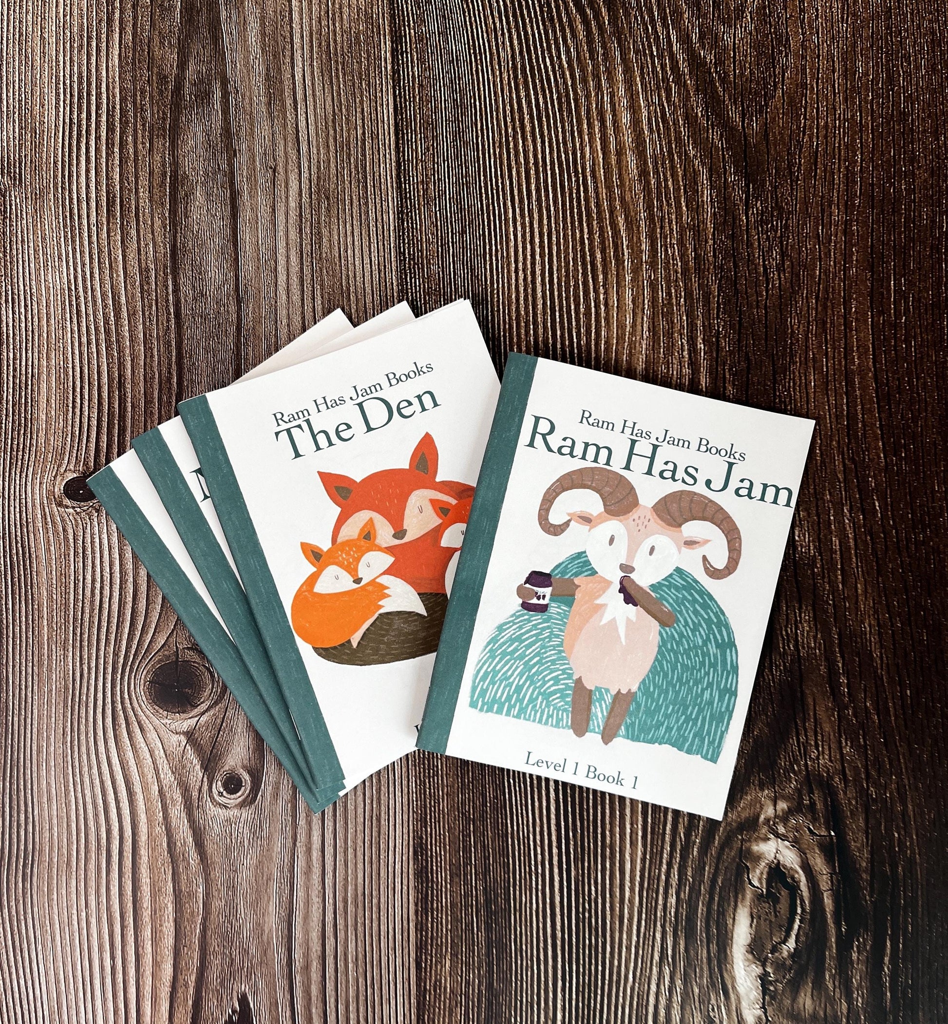 Montessori Beginner Books Level 1 -Beginner Reader Phonics Book Set -Early Reader Ram Has Jam Series