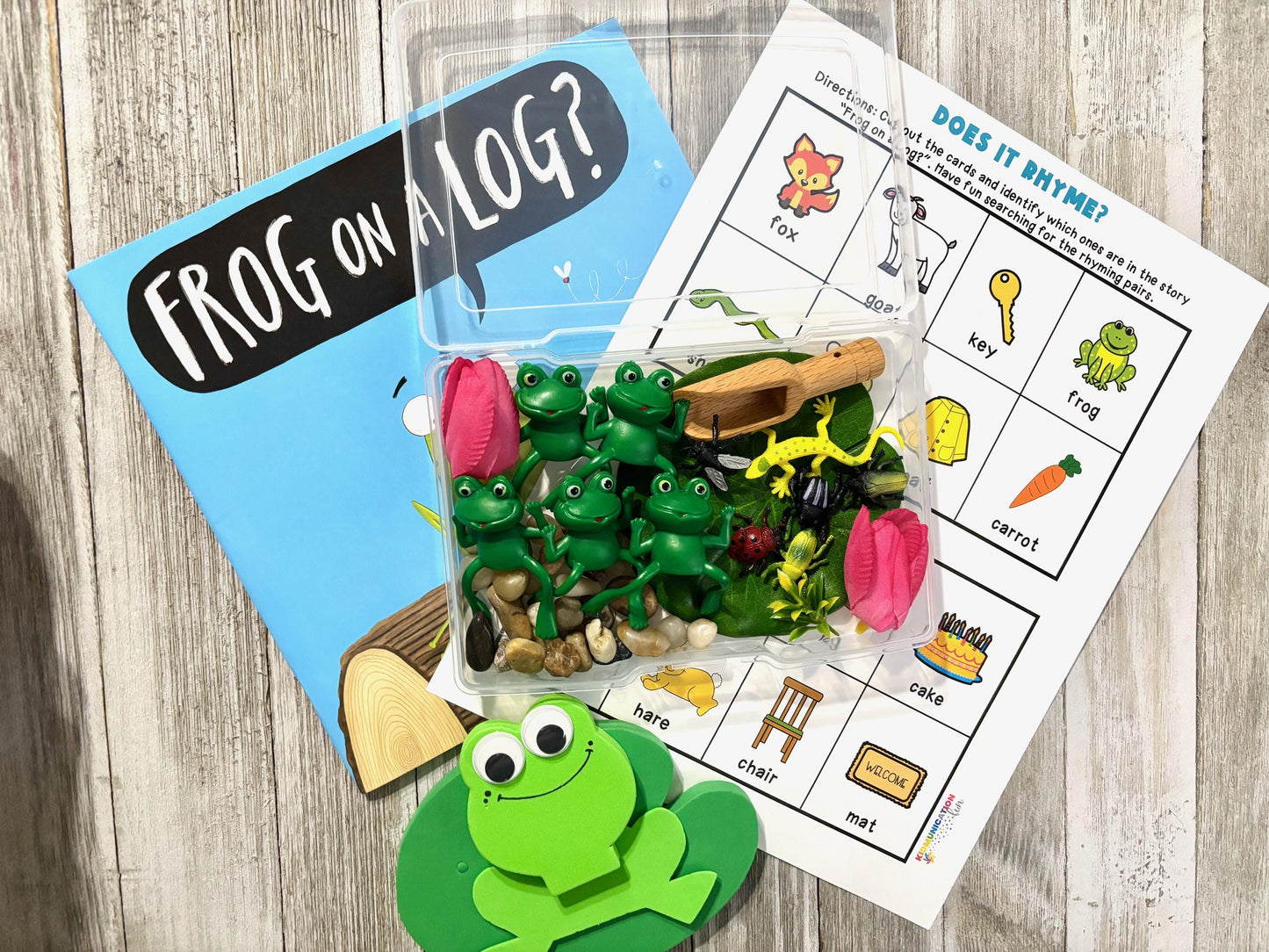 Frog Sensory Kit: Five Speckled Frogs, Water Play