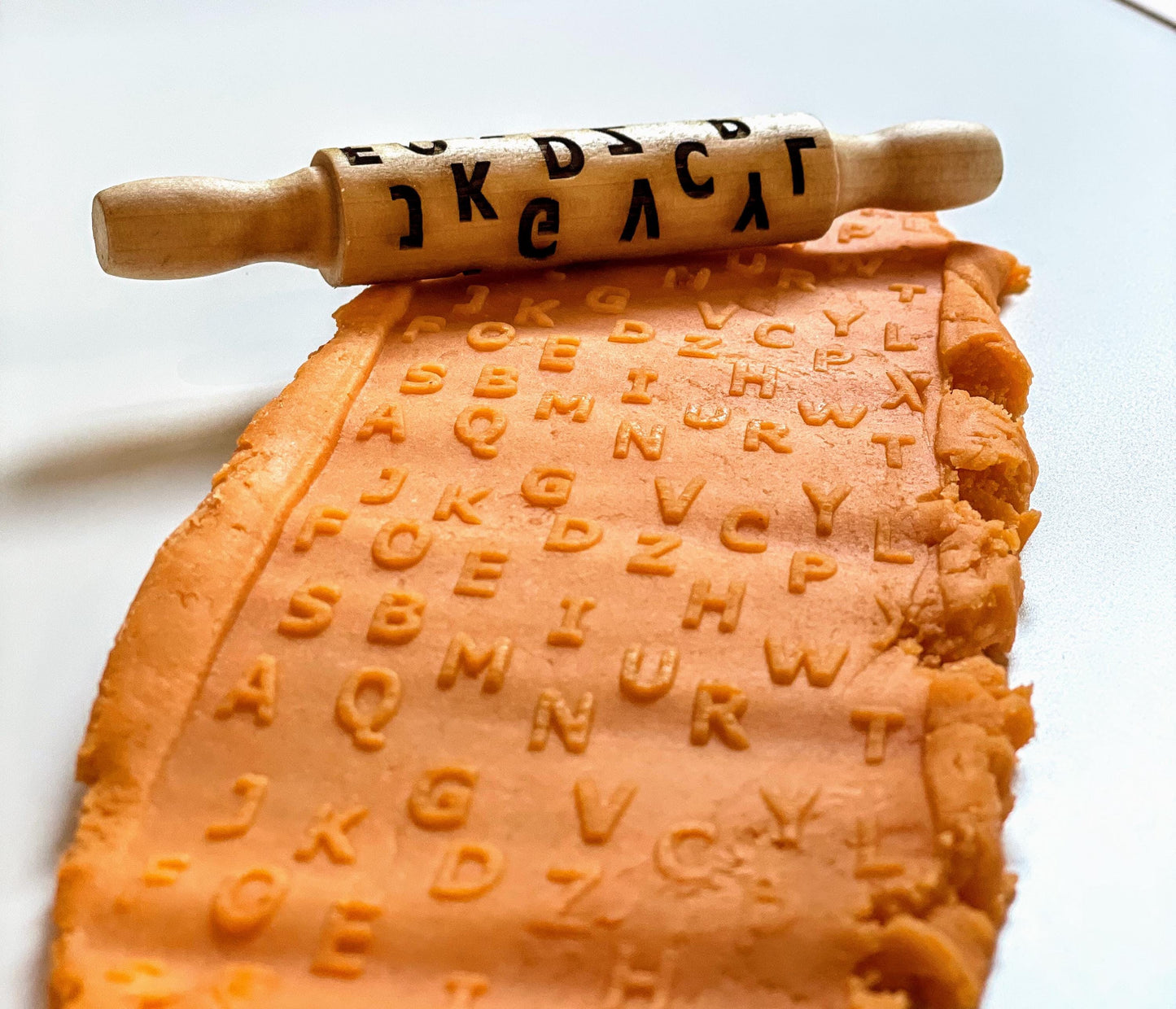 Educational Texture Rollers: Alphabet, Numbers, Shapes - Sensory Learning