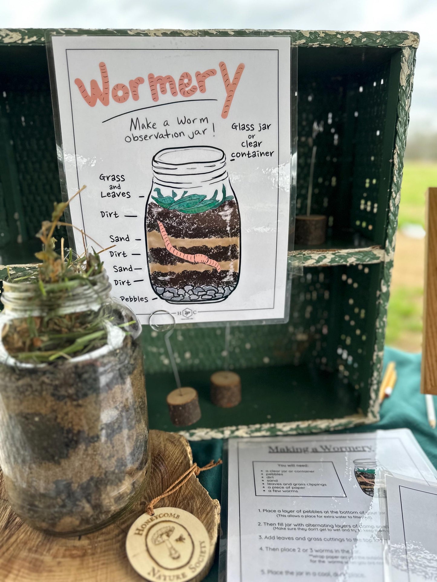 Anatomy of a Worm and Wormery activity with record | Charlotte Mason Nature Educational Printable