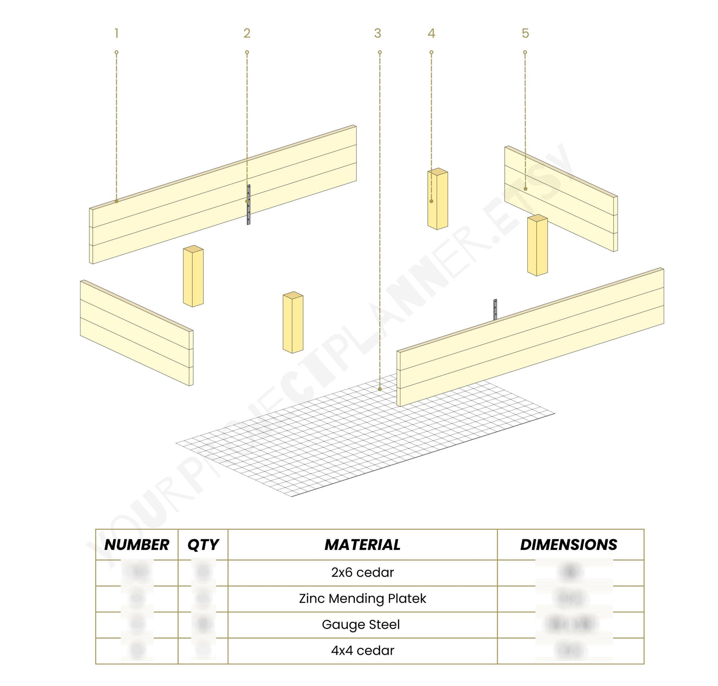 DIY Cedar Garden Bed Plan: 4x8 & 4x4 Raised Planter Box (PDF) + Build Videos