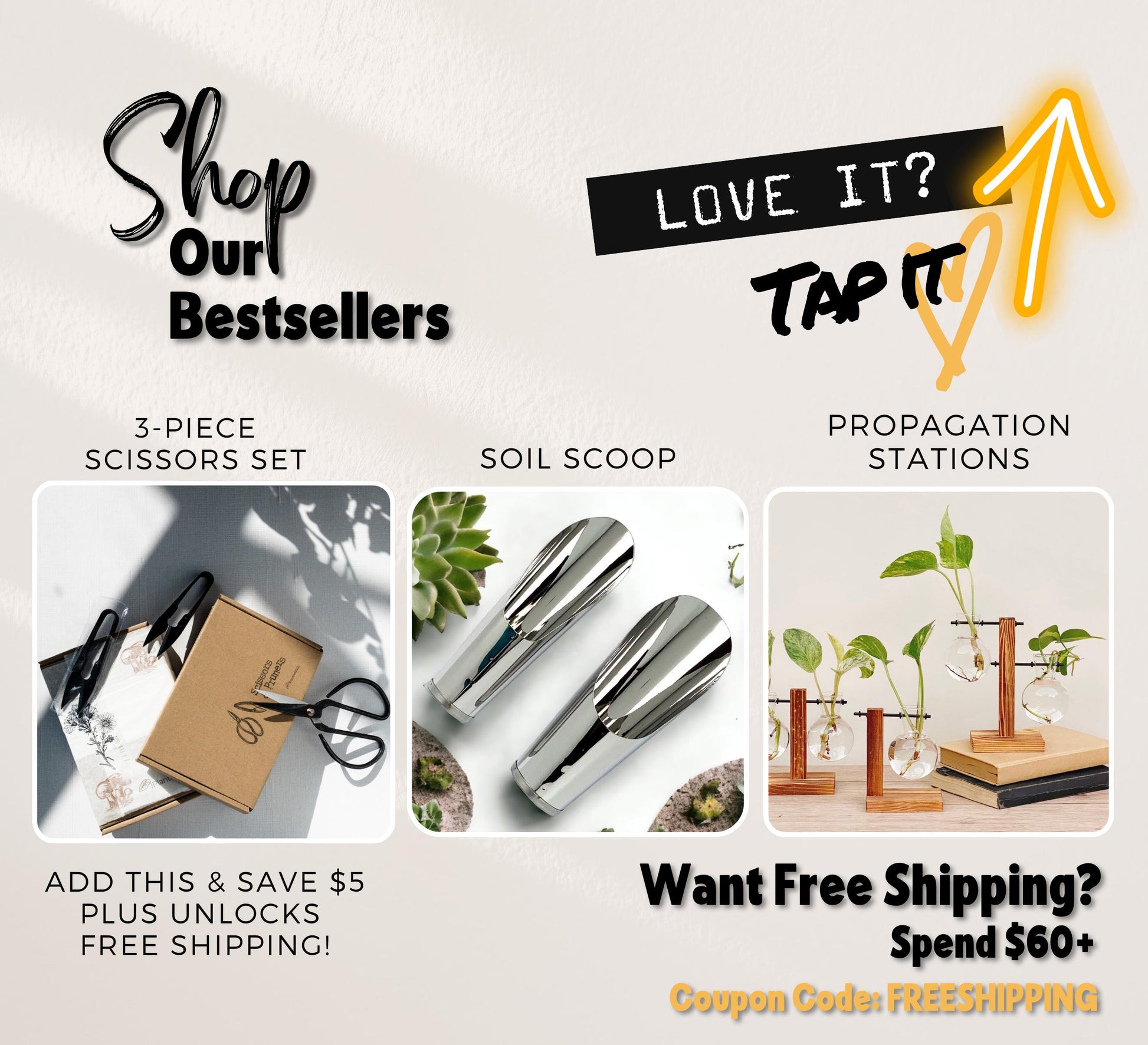 Plant Mat & Pruners for Repotting / Potting Tarp | Gardening essentials and must-have plant tools and accessories | 2 sizes available