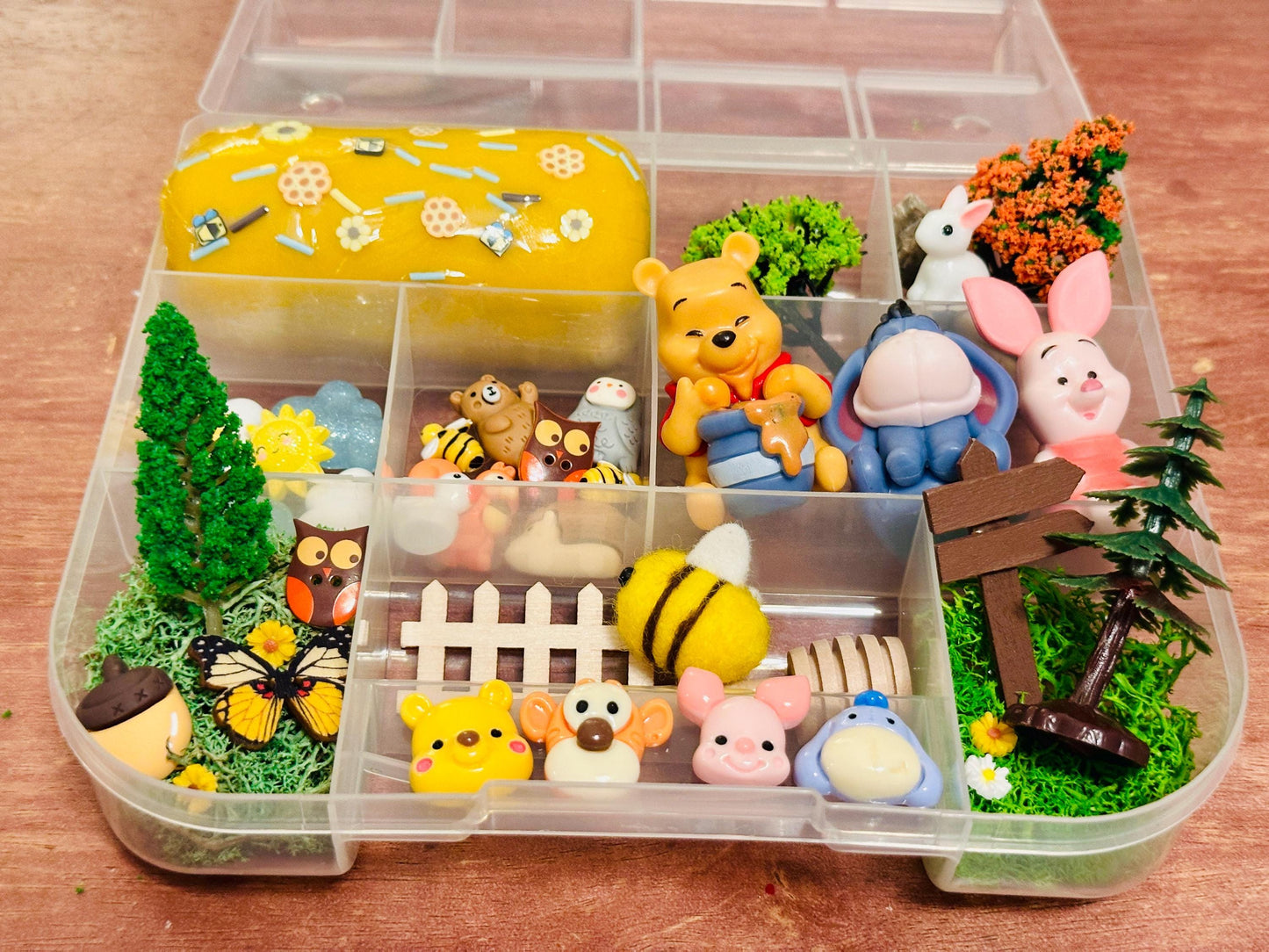 Winnie the Pooh Sensory Kit: Homemade Playdough Kit
