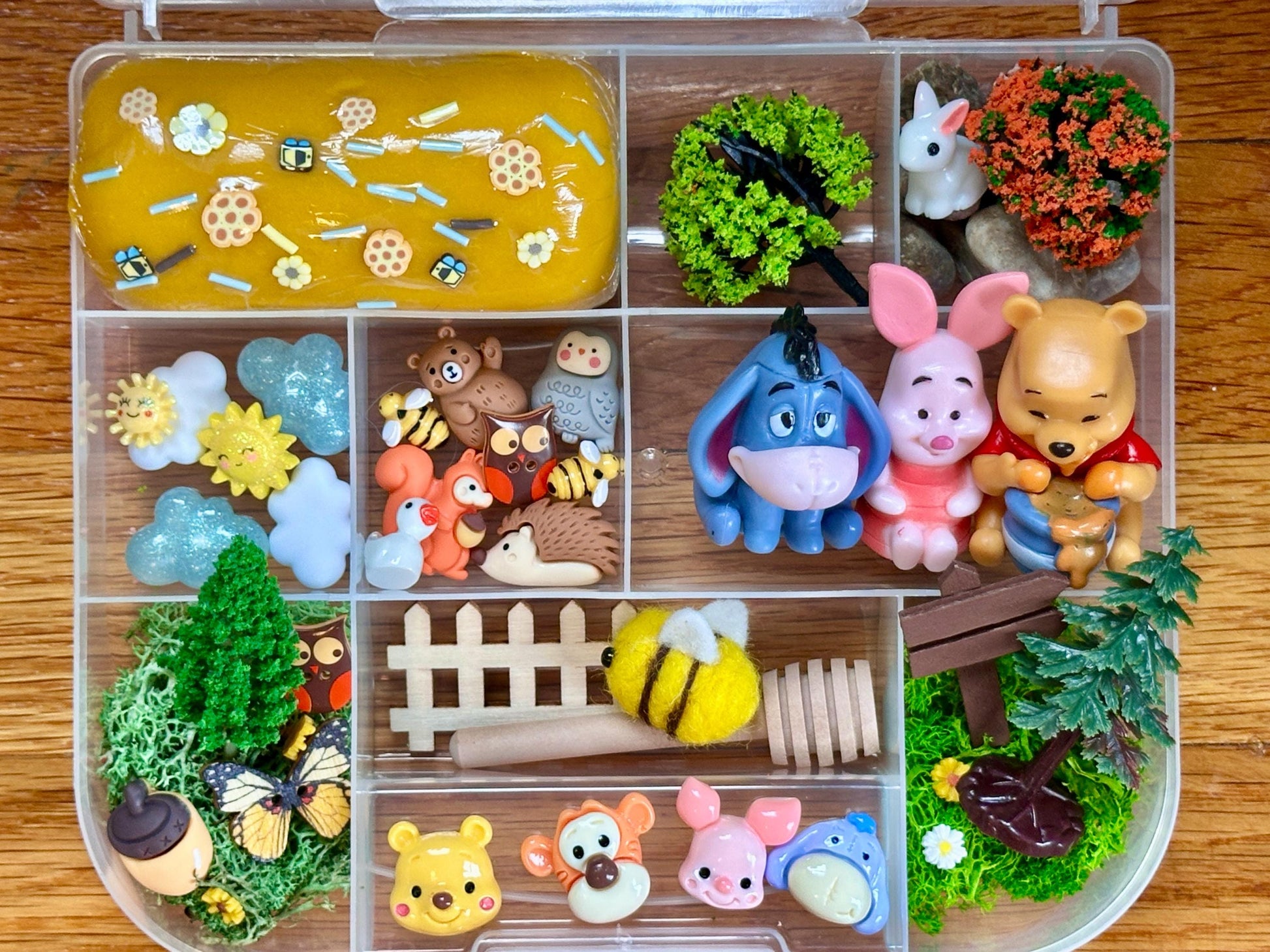 Winnie the Pooh Sensory Kit: Homemade Playdough Kit