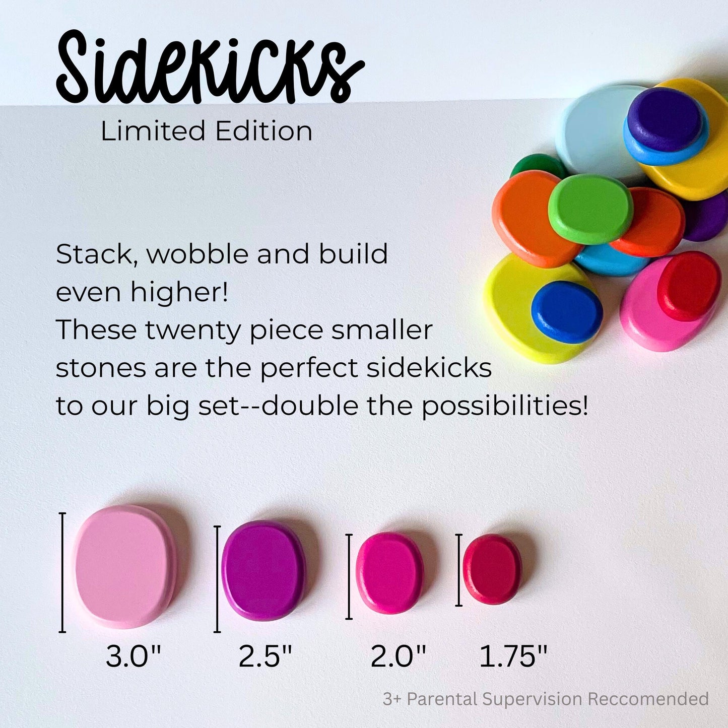 Wooden Stacking Stone Montessori Educational Toy Rainbow Block Balance Game Natural Wood Learning Toy for Kid Toddler Preschool Sensory Gift