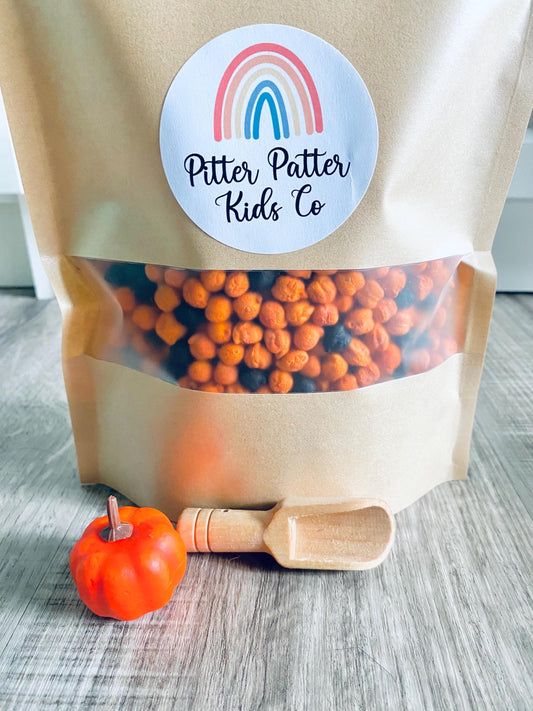 Sensory Bin Filler-Colored Chickpeas with scoop-choose your color!