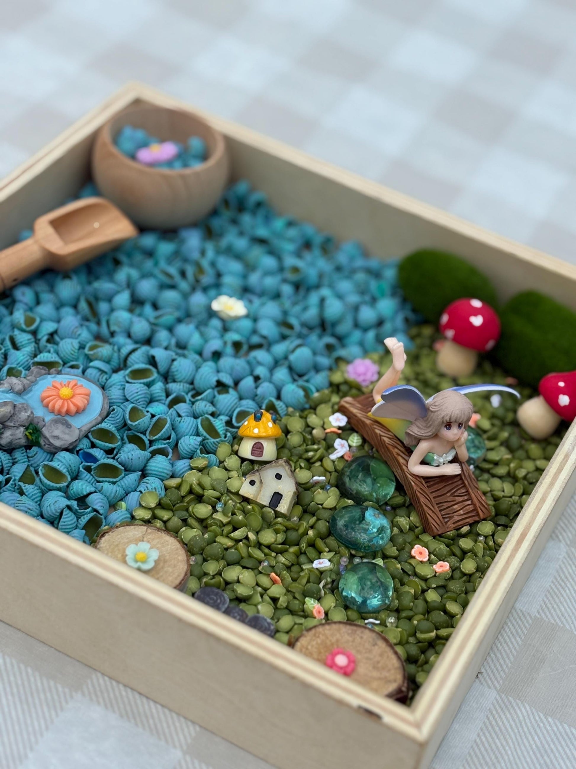 Fairy Garden Themed Sensory Box