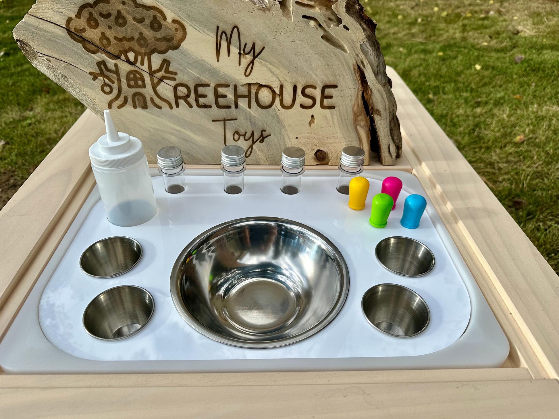 The Big Potion Lab Flisat SMART FIT Table Insert | Sensory Bin Science Exploration