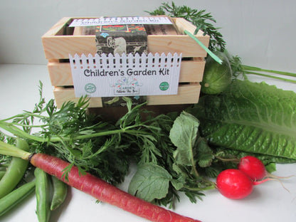 Children'S Garden Collection + Mini Greenhouse - Organic - Custom Garden Seeds - Fun & Easy Specialty Garden - Kids Gardening Gift Set