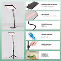 Grow Lights for Indoor Plants Full Spectrum with Stand LED Standing Plant Lights