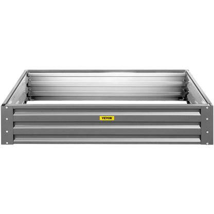VEVOR Galvanized Raised Garden Bed Planter Box for Plant Flower Vegetable
