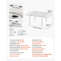 Uimoso Hydroponic Site Grow Kit 36 Planting Sites 1 Layer Hydroponics System