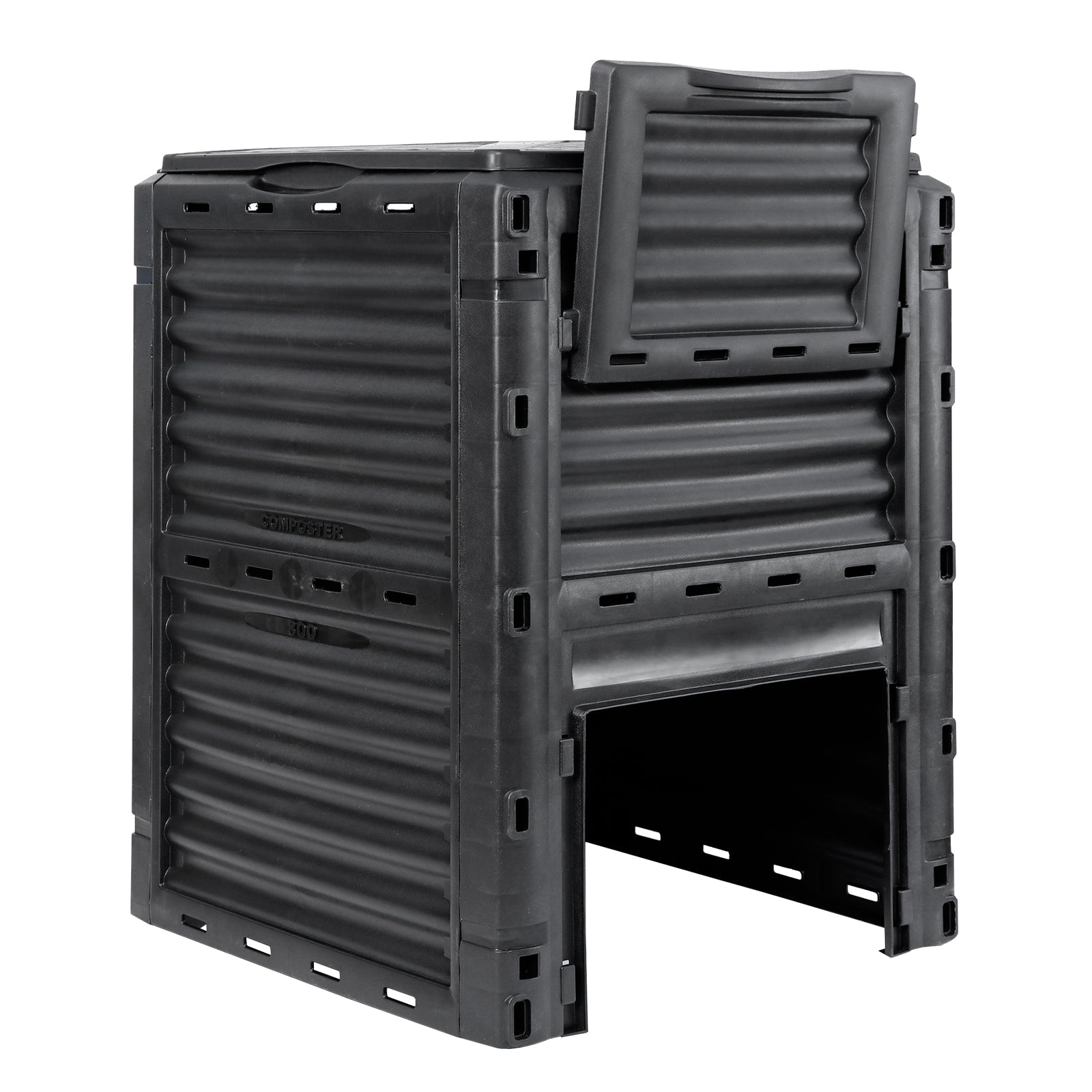 Large Garden Compost Bin 80 Gallon Outdoor Composter Bin from BPA Free Material