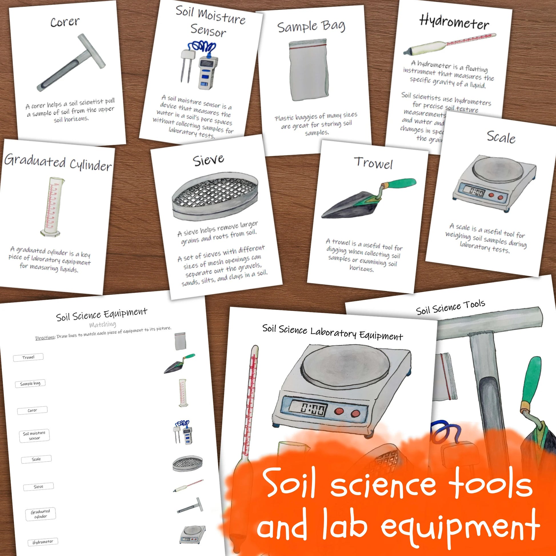Soil Science Unit: with 5 science lab activities! Study porosity, permeability, soil textures, soil horizons, and more!