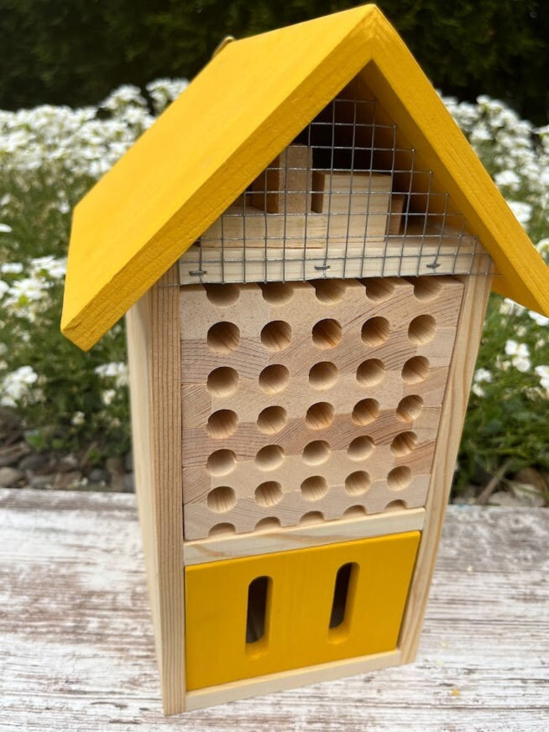 Grand Pollinator Hotel: Multi-Room Insect Habitat for Mason Bees