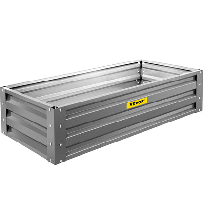 VEVOR Galvanized Raised Garden Bed Planter Box for Plant Flower Vegetable