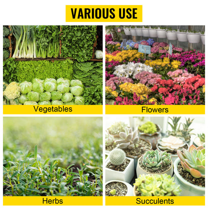 VEVOR Galvanized Raised Garden Bed Planter Box for Plant Flower Vegetable
