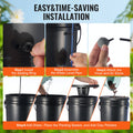 Hydroponics Deep Water Culture DWC Hydroponic System 5 Gallon 4 Buckets