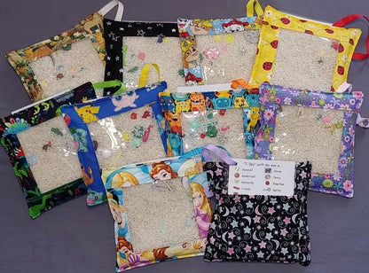 I Spy Bag, Sensory Bag, Discovery Bag, Fidget Bag, Eye Spy Bag, Quiet Time, Travel Toy, Seek and Find, Hand-Eye Coordination, Portable Game