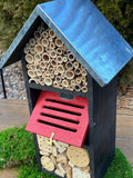 Holiday II Multi-Room Pollinator Hotel: Native Bee & Insect Habitat